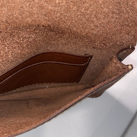 Fossil brown leather wristlet - Picture 7 of 9